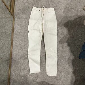 Everlane High Rise Skinny Jean - White - EUC - 26
